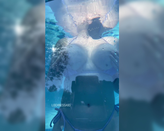 Vanessa Hughes aka Lochnessa93 OnlyFans - Take a peak under the water