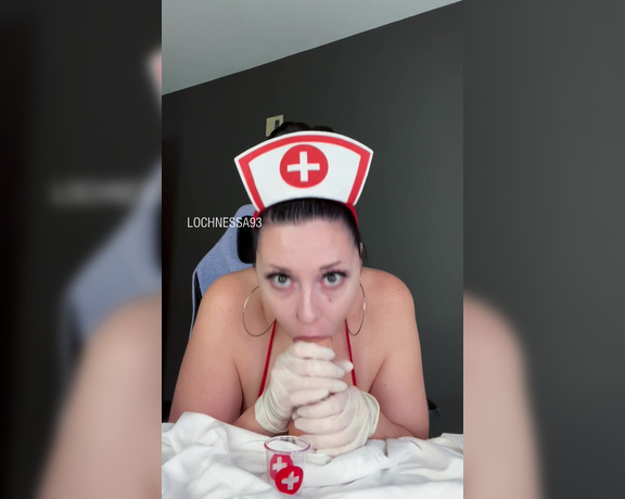 Vanessa Hughes aka Lochnessa93 OnlyFans - PREVIEW You want the hot nurse to help you relieve an erection Nessa can make that dick all bette