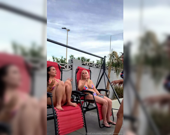 Mellanie Monroe VIP aka Mellaniemonroevip OnlyFans - Just some pornstars hanging out this is just us being as normal as possible LOL more of Yesterdays