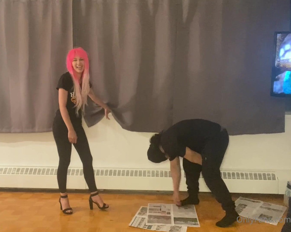 Sadistic Queen -  EXTREME Ball Busting  Trampling Massacre  {HD} @sadistic smother Today I put my slave th