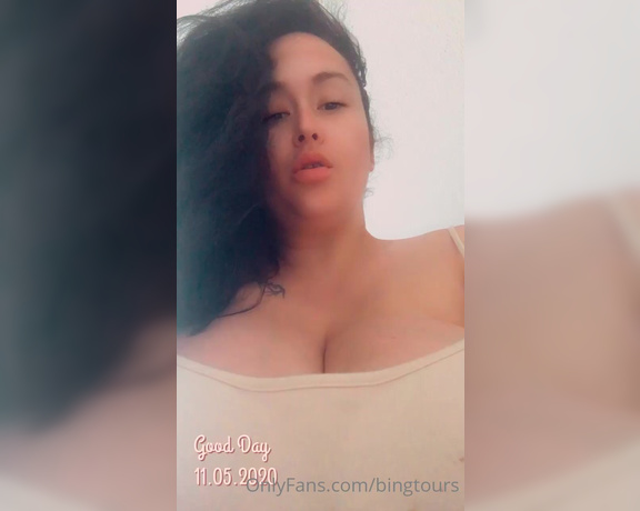 Carmella Bing aka Bingtours OnlyFans - Such a beautiful day to show off my tits