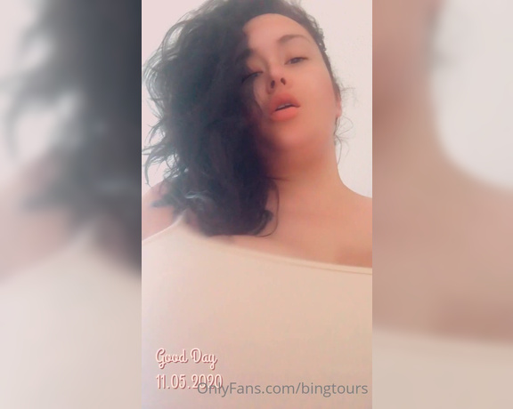 Carmella Bing aka Bingtours OnlyFans - Such a beautiful day to show off my tits