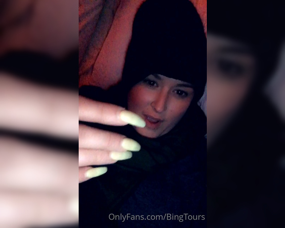 Carmella Bing aka Bingtours OnlyFans - Goodnight my dear OnlyFans it’s been a long ass day, made some jungle juice, ate the pineapple and