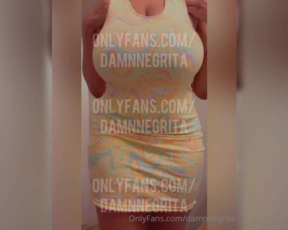 Damn aka Damnnegrita OnlyFans - Slight strip Titty twerk