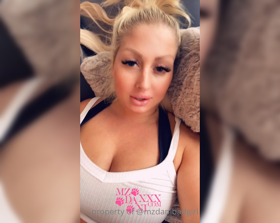 Mz.Dani aka Mzdanibadgirl OnlyFans - I lost my voice but it sounds kind of sexy