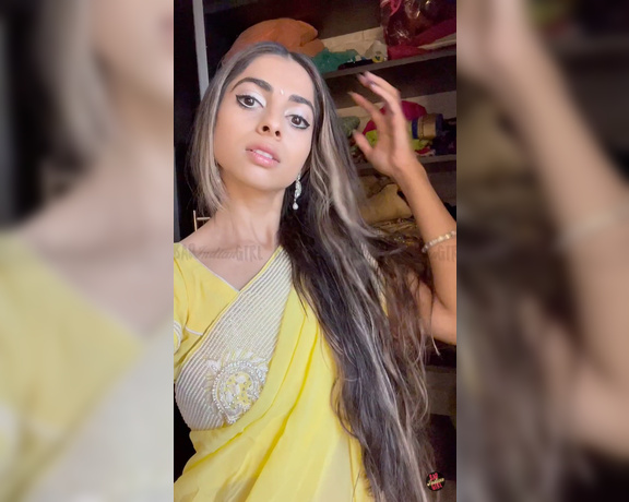 Rani Kaur OnlyFans aka Badindiangirl OnlyFans - Peep at all the Indian saris, chaniya cholis, gowns, and dresses Im gonna play dress up with for