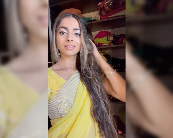 Rani Kaur OnlyFans aka Badindiangirl OnlyFans - Peep at all the Indian saris, chaniya cholis, gowns, and dresses Im gonna play dress up with for