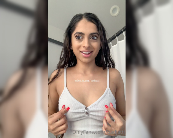 Rani Kaur OnlyFans aka Badindiangirl OnlyFans - Are my nipples hard or soft when I do the BIG REVEAL TOMORROW Answer and well see whos right