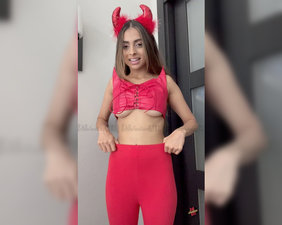 Rani Kaur OnlyFans aka Badindiangirl OnlyFans - Watch me wear this devils outfit and ramble about not sex shaming LOL
