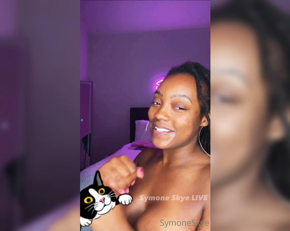 Symone Skye aka Symoneskye OnlyFans - NEW BG Live Action Video Did you miss my Onlyfans Live this week You missed the BEST Live I