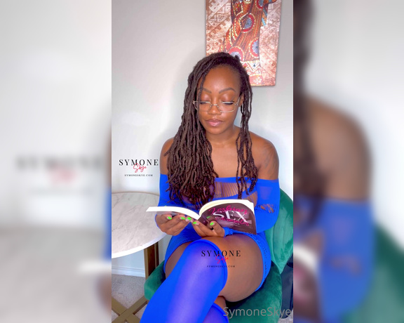 Symone Skye aka Symoneskye OnlyFans - #ReadWithMeWednesday My nerves were a WRECK, but this was therapeutic for me Assuming it is for som