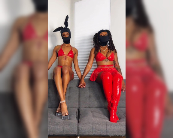 Symone Skye aka Symoneskye OnlyFans - New GG VIDEO!! Trap Twins Cream & Fuck!” Me and @deenpeezy just had the best time fucki 2