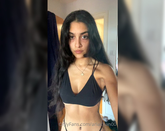 Aria Khan Official aka Ariakhan00 OnlyFans - Just feeling myself strutting round in sexy lingerie and heels in my new apartment 2