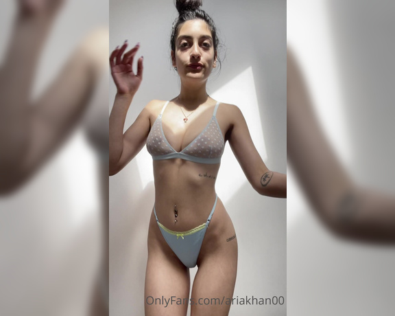 Aria Khan Official aka Ariakhan00 OnlyFans - Here’s a little panty try on session , you guys always tell me to talk more on my page xxx 2