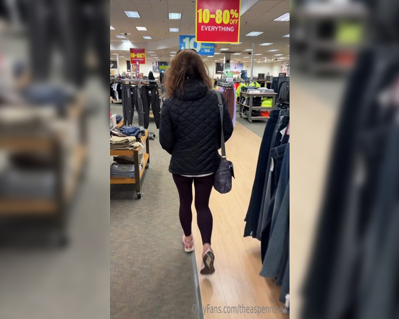 Aspen Rose aka Theaspenrose1 OnlyFans - For those who wanted some Everyday Aspen videos, here’s a little g rated shopping clip I needed