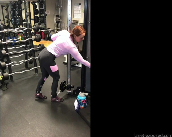 Janet Mason XXX aka Janetmasonxxx OnlyFans - Watch me workout! Highlights from this afternoons weight training session