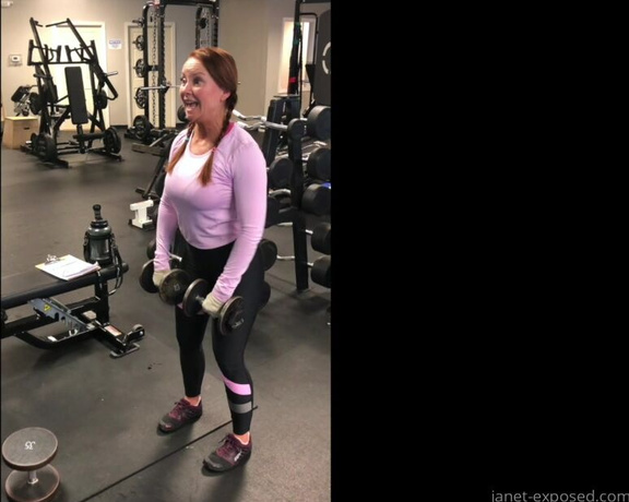 Janet Mason XXX aka Janetmasonxxx OnlyFans - Watch me workout! Highlights from this afternoons weight training session