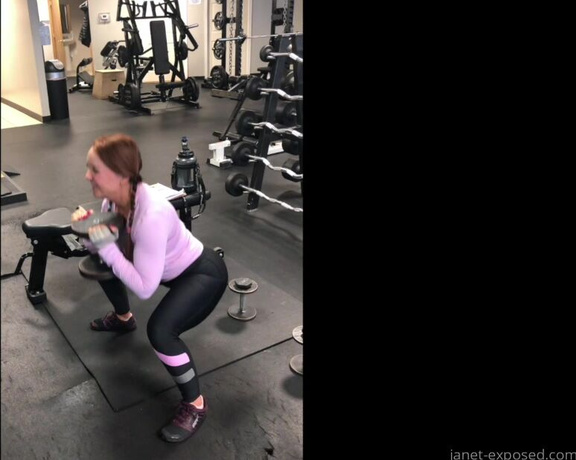 Janet Mason XXX aka Janetmasonxxx OnlyFans - Watch me workout! Highlights from this afternoons weight training session