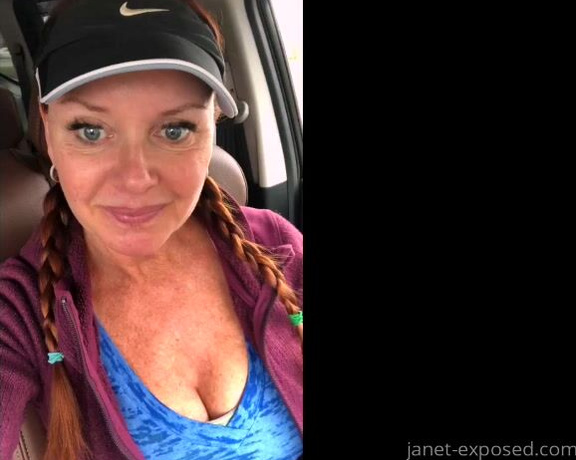 Janet Mason XXX aka Janetmasonxxx OnlyFans - Video Greeting & Update from the gym! No make up on and ready to get my sweat on Todays workout