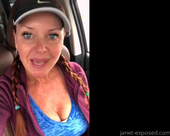 Janet Mason XXX aka Janetmasonxxx OnlyFans - Video Greeting & Update from the gym! No make up on and ready to get my sweat on Todays workout