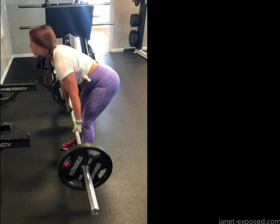 Janet Mason XXX aka Janetmasonxxx OnlyFans - Video of my workout today! (Not the full 90 minutes, just one set of each exercise) For those who