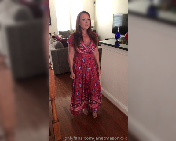 Janet Mason XXX aka Janetmasonxxx OnlyFans - A quick thank you clip for fanmember @Doug284 for this cute little sundress from my Amazon Wish List