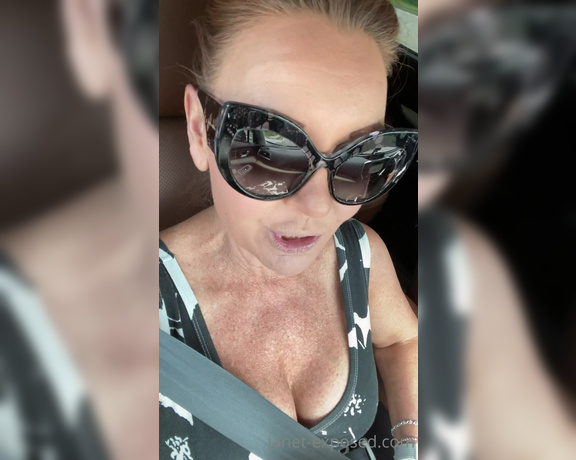 Janet Mason XXX aka Janetmasonxxx OnlyFans - Quick video update on our way to pick up @seazonedbeef ! Another day another stud! Day 4 in a row