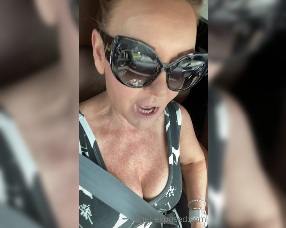 Janet Mason XXX aka Janetmasonxxx OnlyFans - Quick video update on our way to pick up @seazonedbeef ! Another day another stud! Day 4 in a row