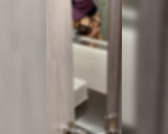 Habibti Salma aka Habibtisalma OnlyFans - Roommate is sleepingOnly orgasm with a dildo in the toilet for fear of moaning too loudly