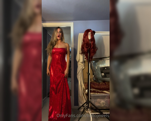 Hello Jewels aka Hellojewels OnlyFans - I had such a fun time getting dressed up as Jessica Rabbit for a shoot today! I got so into this c 3