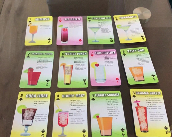 Jasmine Jae VIP aka Jasminejae_vip OnlyFans - My Drinkng Cards game is back!!!! 12 drinks to choose from! Each one contains a prize!!!! Videos,