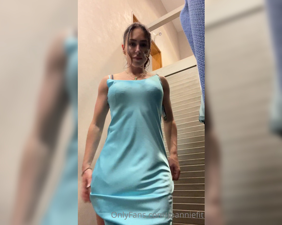 Joannie fit VIP aka Joanniefit OnlyFans - Tried this blue dress today , does it look good on