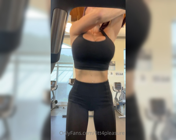 Kaitlyn Jaynne aka Fitt4pleasure OnlyFans - Working on a 2 hr cardio session today … working up my stamina