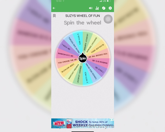 MeetSuzyMarie -  Spin the wheel today for $