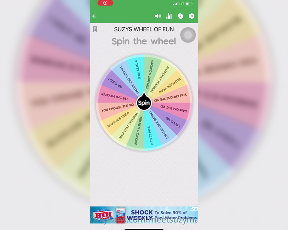 MeetSuzyMarie -  Spin the wheel today for $