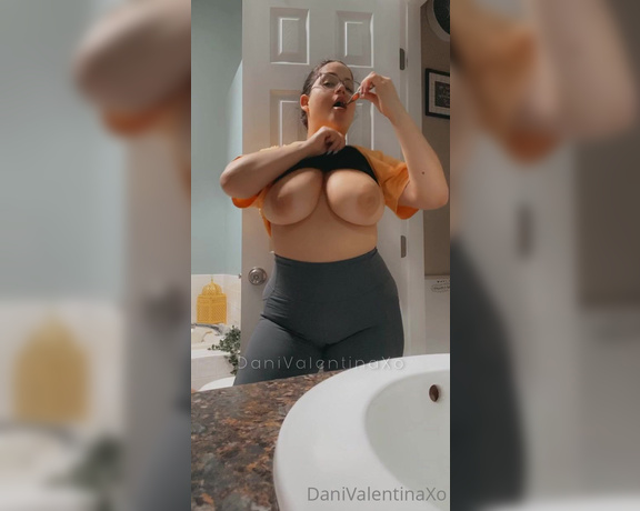Dani Valentina aka Dvalentinaxo OnlyFans - On Tuesday we start the day with titties Good mf morninggg