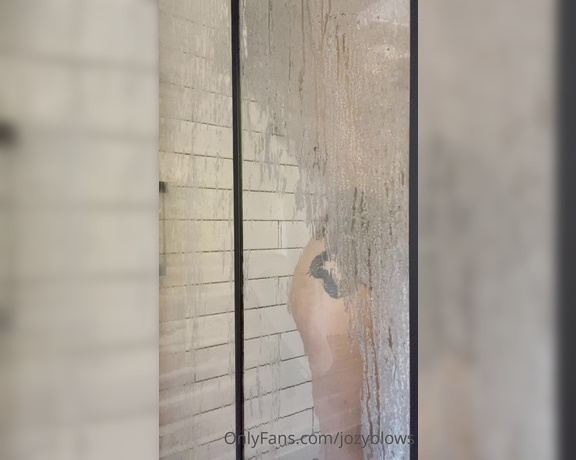 Jozy Blows aka Jozyblows OnlyFans - Like if you want to join me in this steamy hot shower sexy surprise at the end