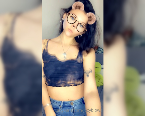 Jozy Blows aka Jozyblows OnlyFans - I want to wear this bear filter permanently pls