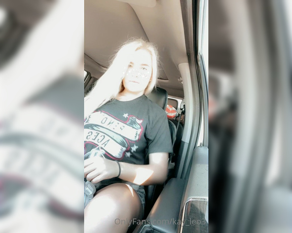 Kaylee aka Kay_leo3 OnlyFans - Quickly changing in the truck at the race I was tired of wearing a damn sports bra! Lol
