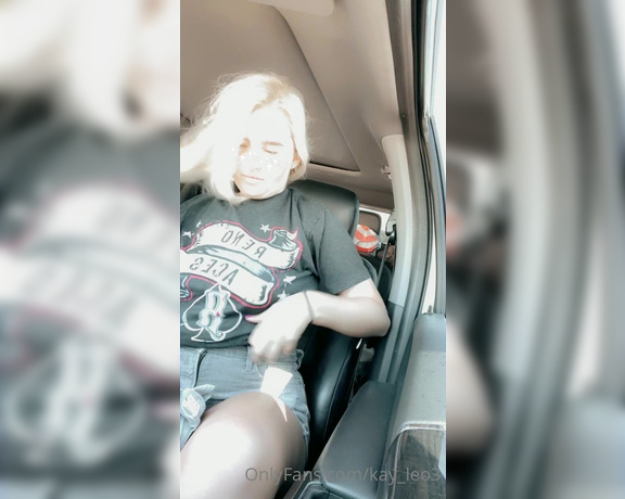 Kaylee aka Kay_leo3 OnlyFans - Quickly changing in the truck at the race I was tired of wearing a damn sports bra! Lol