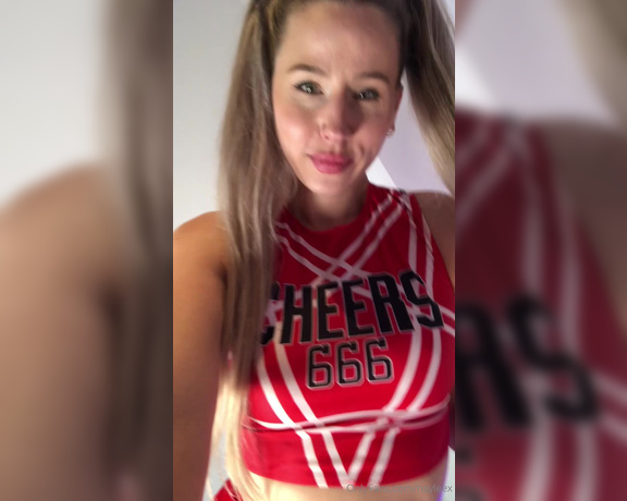 Hayleex aka Hayleex OnlyFans - Naughty upskirt Cheerleader