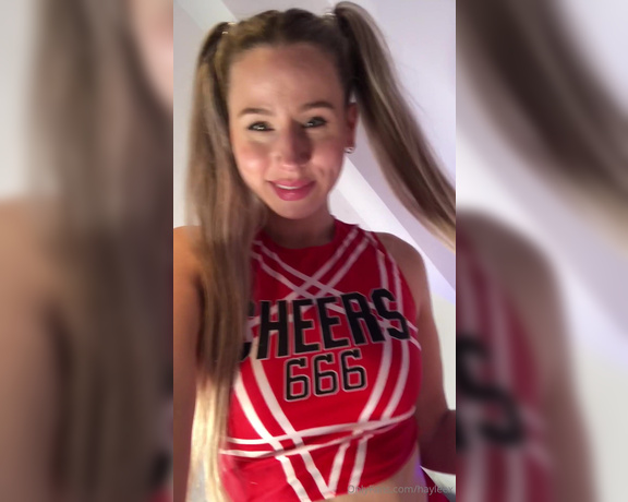 Hayleex aka Hayleex OnlyFans - Naughty upskirt Cheerleader