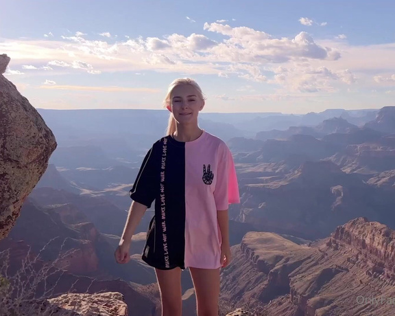 Eva Elfie aka Evaelfie OnlyFans - What better place to get fucked with so gorgeous view DM me #GRANDCANYON1 if you missed this video