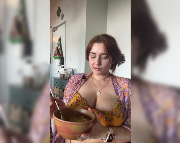Nixie aka Nixxxie OnlyFans - How to make lemon ricotta raviolis (recipe below in captions) At the end of the video