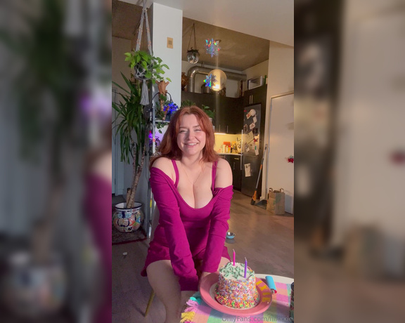 Nixie aka Nixxxie OnlyFans - TODAY IS MY BIRTHDAY!!  Well… actually it was yesterday but I didn’t get around to filming this