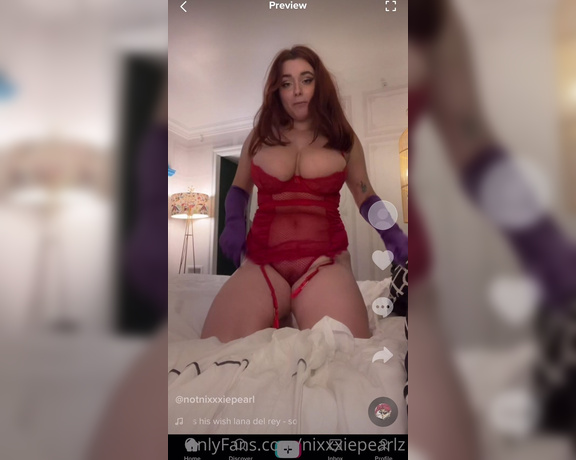 Nixie aka Nixxxie OnlyFans - {lingerie TikTok’s} I dressed up as Jessica Rabbit for a hot minute Should I do a JOI as JR 2
