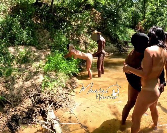 ManyVids - Maasai Warrior BBC - Fishing adventure turn into Jungle Orgy