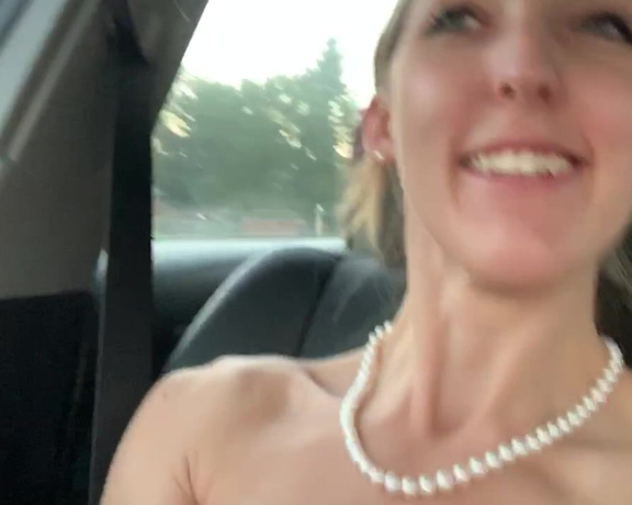 ErikaSwingz - Flashing Tits in the Car First Time Nervous