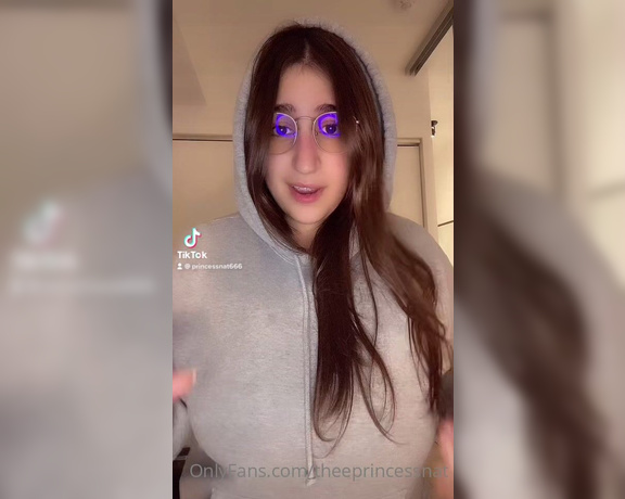 Princess Natalie aka Theeprincessnat OnlyFans - Trying my hand at spicy versions of tiktok trends this is just my first attempt this was not post