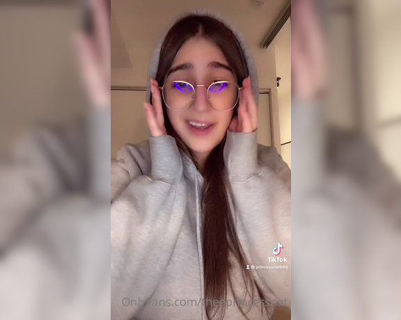 Princess Natalie aka Theeprincessnat OnlyFans - Trying my hand at spicy versions of tiktok trends this is just my first attempt this was not post